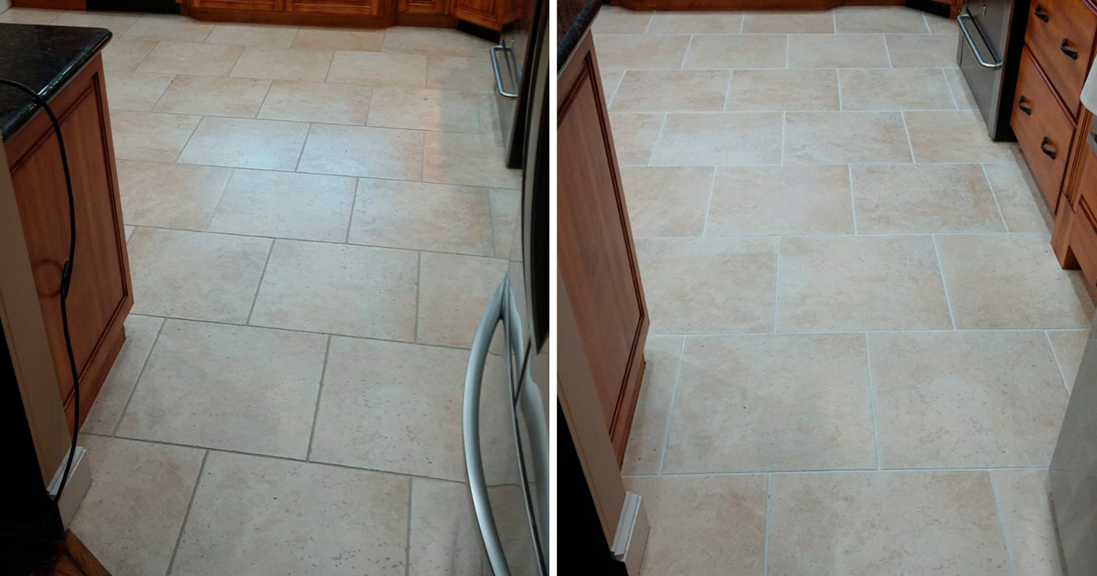 Our Tile and Grout Cleaners Provided a TopNotch Restoration for This