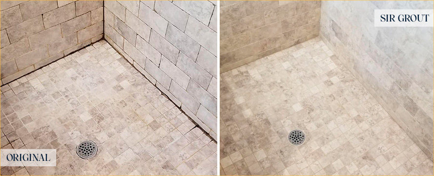 Shower Restored by Our Expert Tile and Grout Cleaners in Mesa, AZ