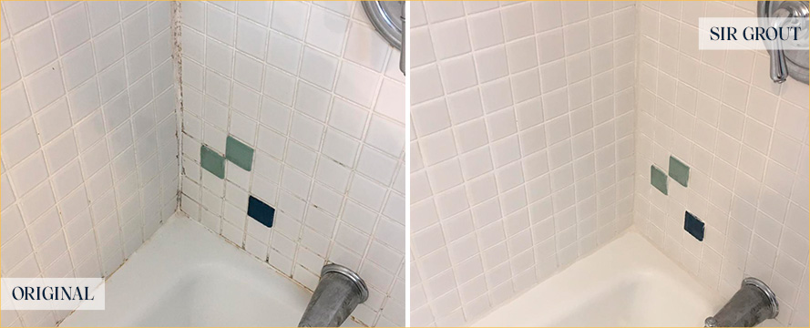 Shower Before and After Our Superb Caulking Services in Phoenix, AZ