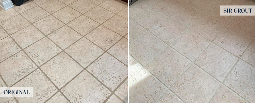 Floor Restored by Our Expert Tile and Grout Cleaners in Tempe, AZ