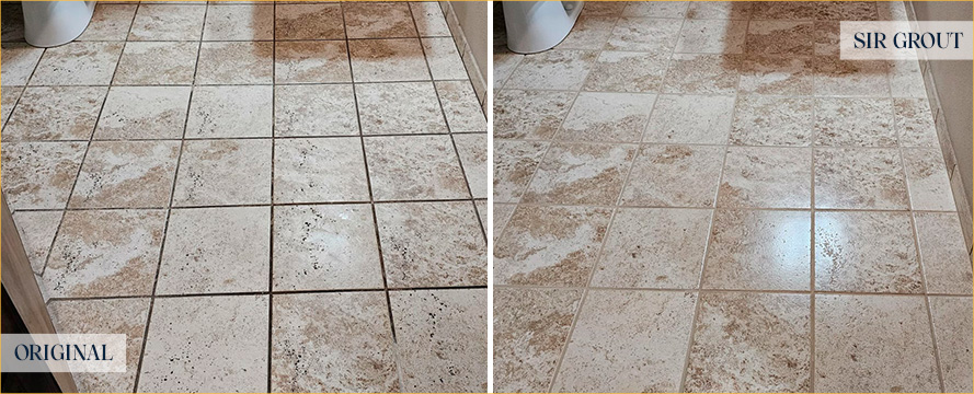 Floor Restored by Our Expert Tile and Grout Cleaners in Phoenix, AZ