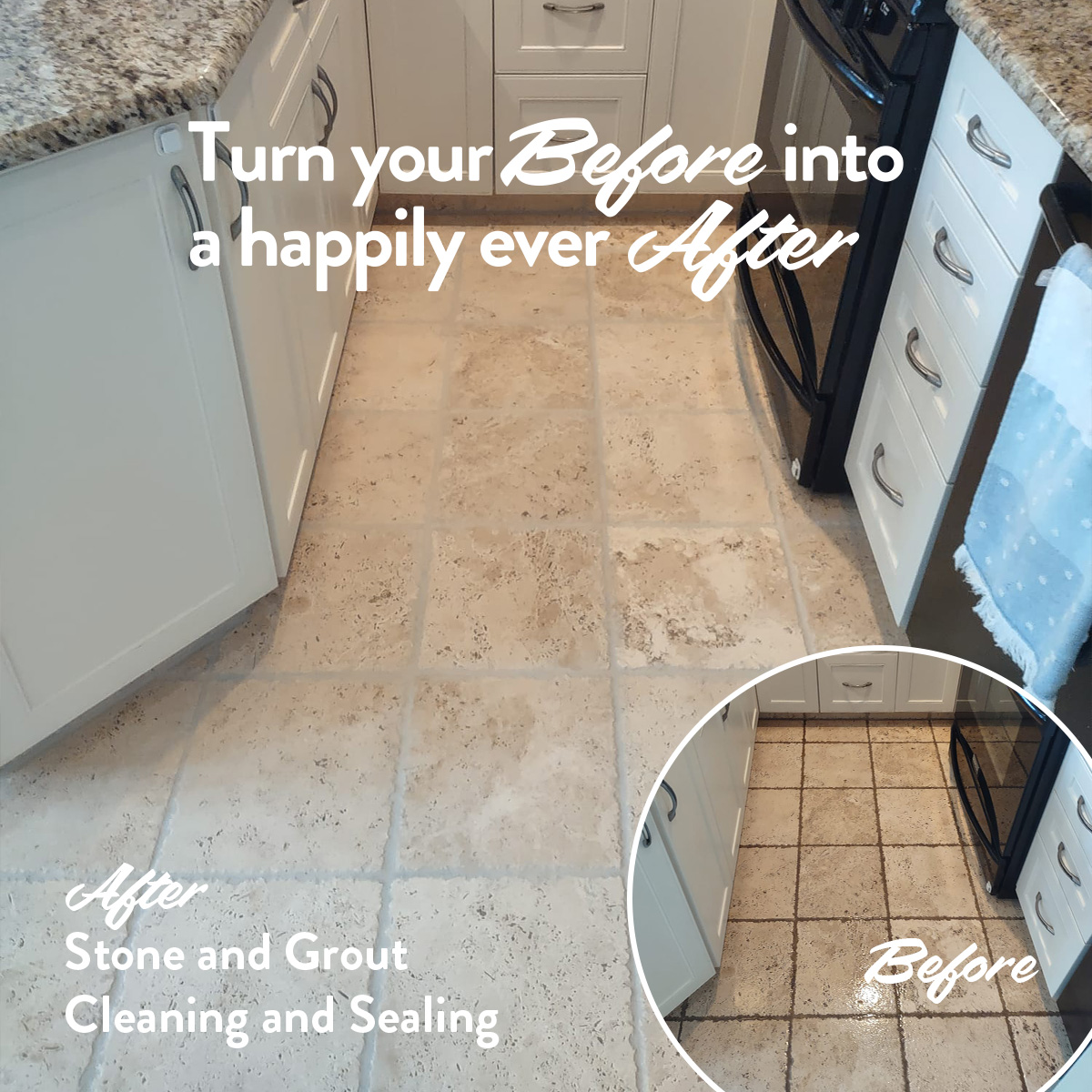 Stone and Grout Cleaning and Sealing